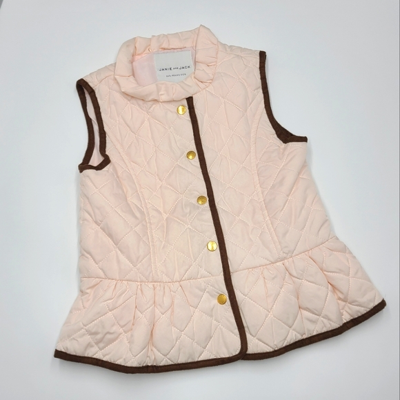 Janie and Jack Other - Janie and Jack quilted peplum vest size 5-6